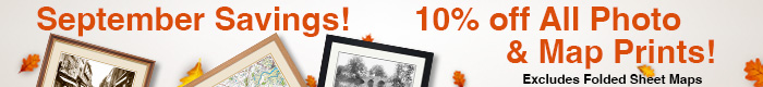 10% Off All Photo and Map Prints